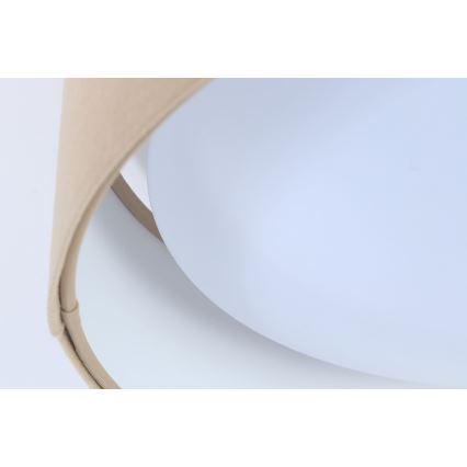 LED Himmennettävä kattovalaisin SMART GALAXY LED/36W/230V d. 55 cm 2700-6500K Wi-Fi Tuya beige/valkoinen + kaukosäädin