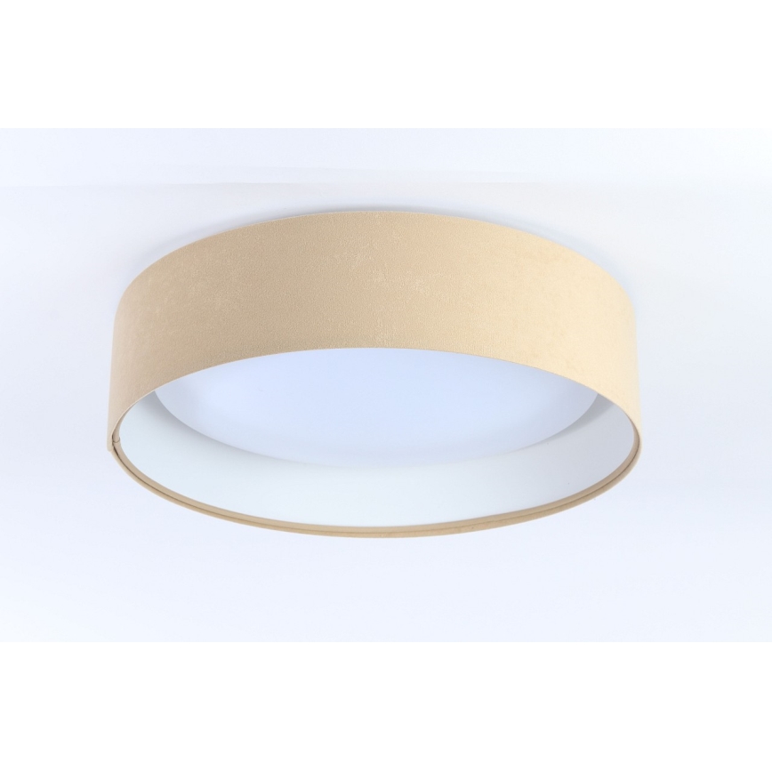 LED Himmennettävä kattovalaisin SMART GALAXY LED/36W/230V d. 55 cm 2700-6500K Wi-Fi Tuya beige/valkoinen + kaukosäädin