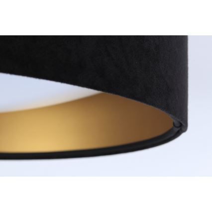 LED Himmennettävä kattovalaisin SMART GALAXY LED/36W/230V d. 55 cm 2700-6500K Wi-Fi Tuya musta/kulta + kaukosäädin