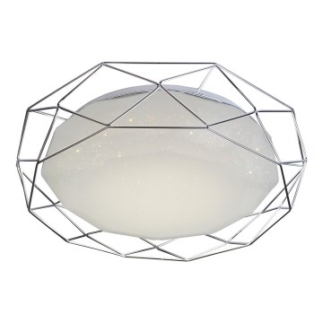 LED-kattovalaisin SVEN LED/24W/230V halkaisija 43 cm kiiltävä kromi