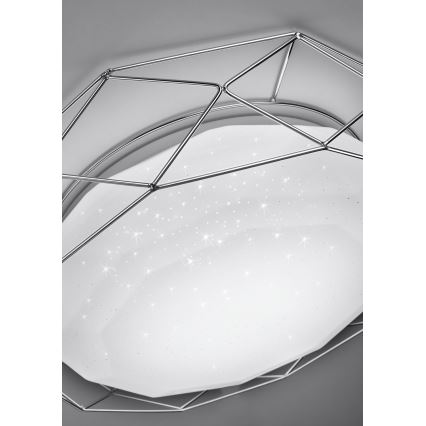 LED-kattovalaisin SVEN LED/24W/230V halkaisija 43 cm kiiltävä kromi
