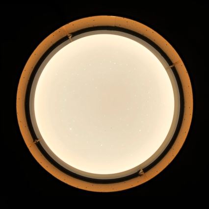 LED-kattovalaisin TULUZA LED/18W/230V halkaisija 32 cm ruskea