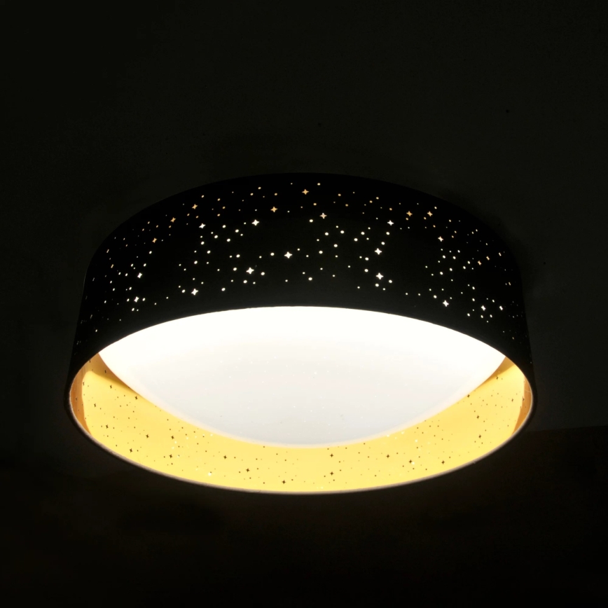LED-kattovalaisin TULUZA LED/24W/230V halkaisija 40 cm musta
