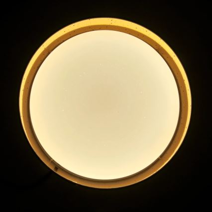 LED-kattovalaisin TULUZA LED/24W/230V halkaisija 40 cm ruskea