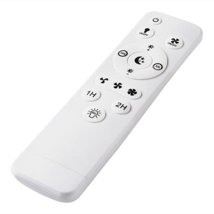 LED Himmennettävä kattovalaisin tuulettimella APOLLO LED/38W/230V musta + kauko-ohjaus