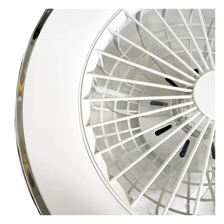LED Himmennettävä kattovalaisin tuulettimella OPAL LED/48W/230V 3000-6500K + kauko-ohjaus