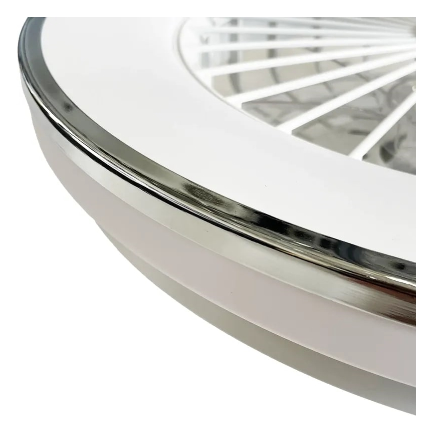 LED Himmennettävä kattovalaisin tuulettimella OPAL LED/48W/230V 3000-6500K + kauko-ohjaus