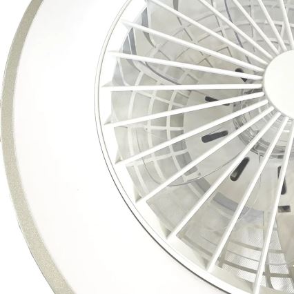 LED Himmennettävä kattovalaisin tuulettimella OPAL LED/48W/230V 3000-6500K + kauko-ohjaus