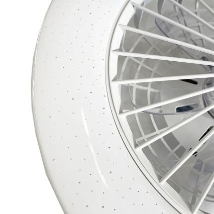 LED Himmennettävä kattovalaisin tuulettimella STAR LED/48W/230V 3000-6500K + kauko-ohjaus