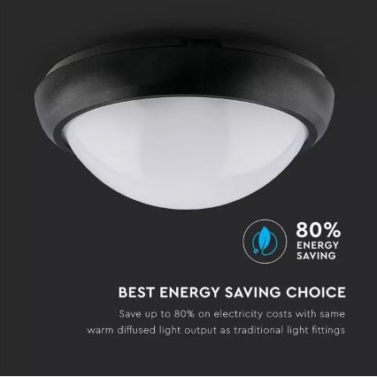 LED-kattovalaisin ulkokäyttöön LED/12W/230V IP54