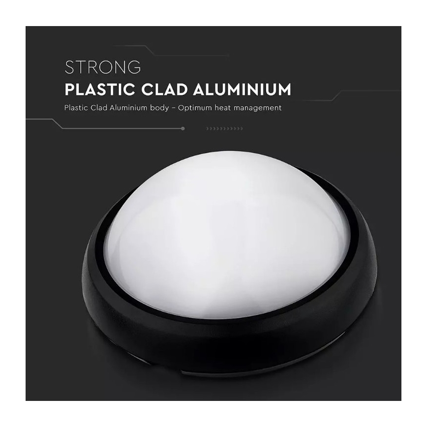 LED-kattovalaisin ulkokäyttöön LED/12W/230V IP54