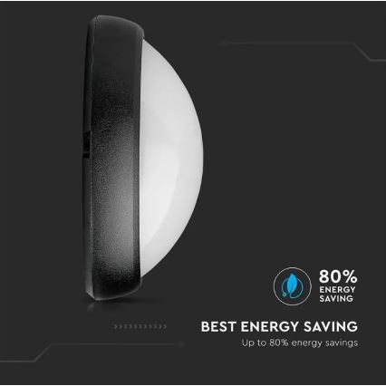 LED-kattovalaisin ulkokäyttöön LED/12W/230V IP54