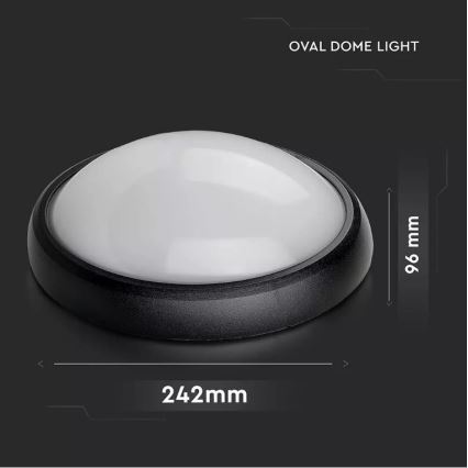 LED-kattovalaisin ulkokäyttöön LED/12W/230V IP54