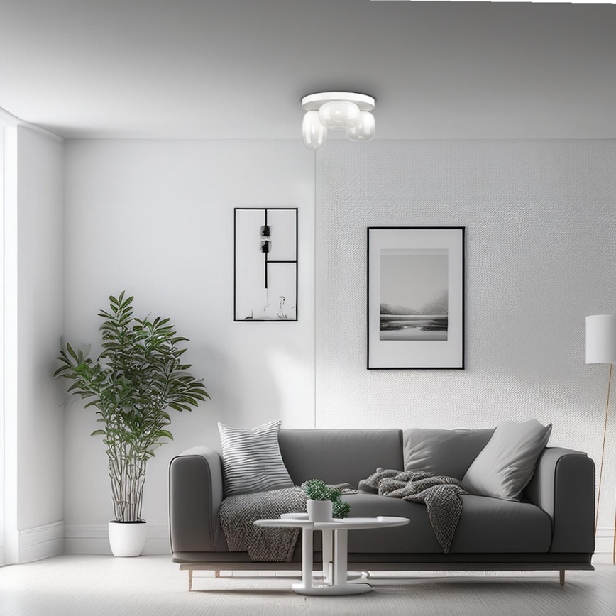 LED-kattovalaisin VASO LED/12W/230V halkaisija 42 cm valkoinen