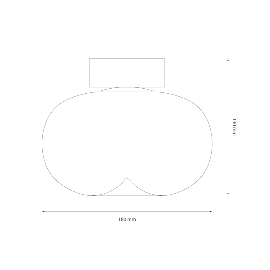 LED-kattovalaisin VASO LED/4W/230V halkaisija 18 cm valkoinen
