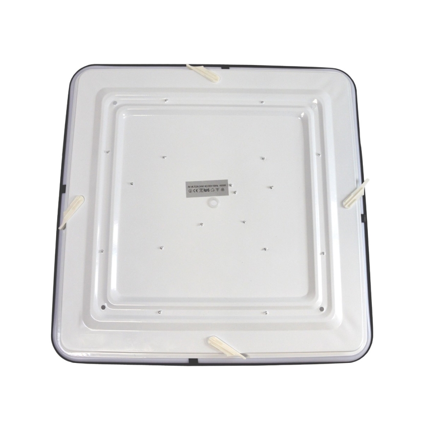 LED-kattovalaisin WILTON LED/24W/230V 37,5x37,5 cm musta