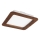 LED-kattovalaisin WOODY SPOT LED/17W/230V 3000K kirsikka 18,5x18,5 cm
