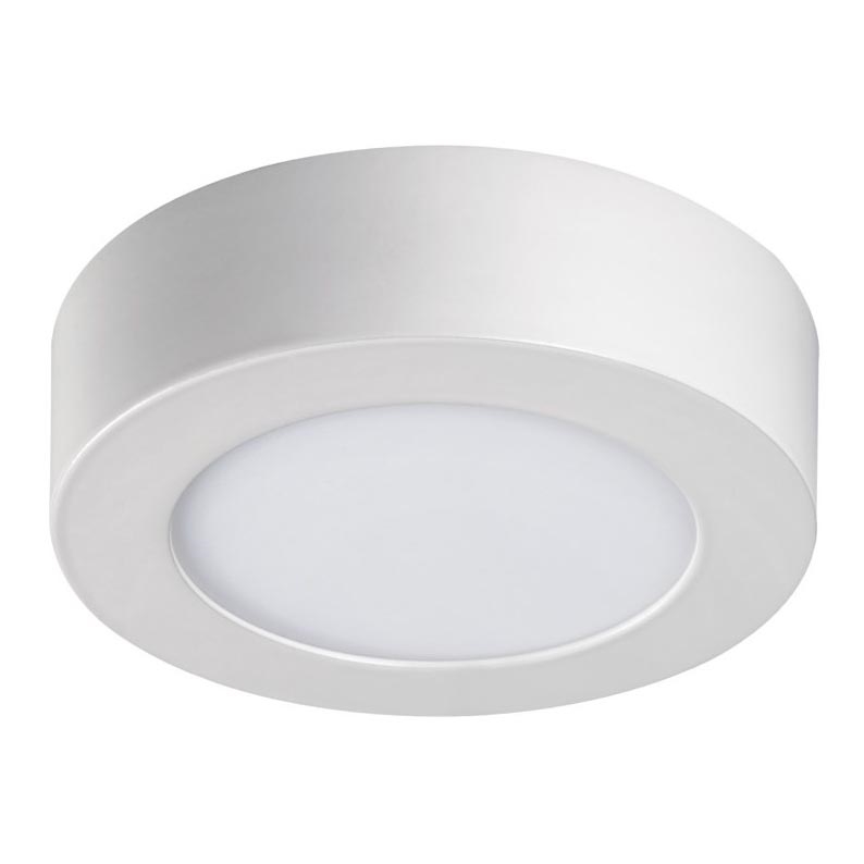 LED Kattovalo CARSA LED/6W/230V 4000K valkoinen d. 11,9 cm