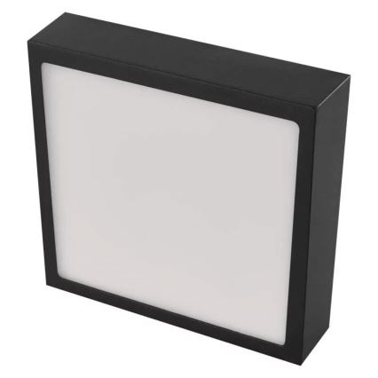 LED Kattovalo NEXXO LED/12,5W/230V 3000/3500/4000K 17x17 cm musta