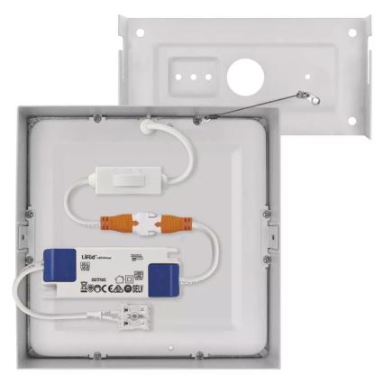 LED Kattovalo NEXXO LED/12,5W/230V 3000/3500/4000K 17x17 cm valkoinen