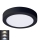 LED Kattovalo LED/18W/230V 3000/4000/6000K musta pyöreä