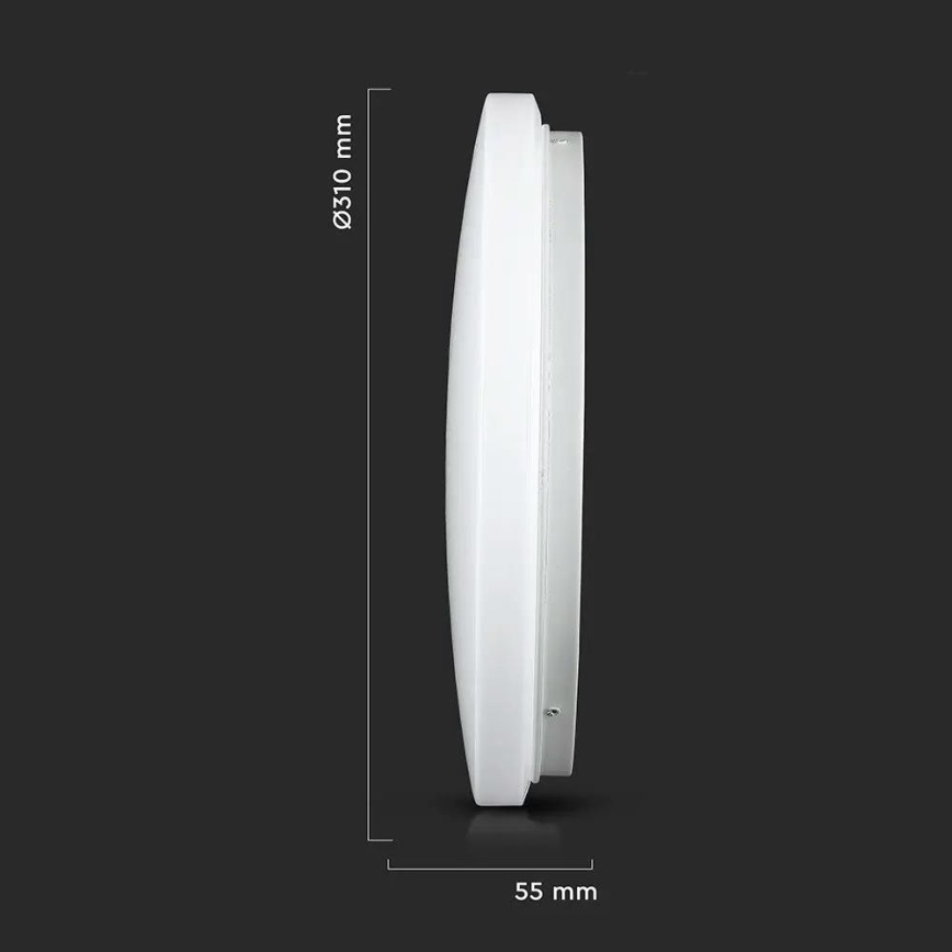 LED Kattovalo LED/18W/230V 31 cm 3000K/4000K/6400K