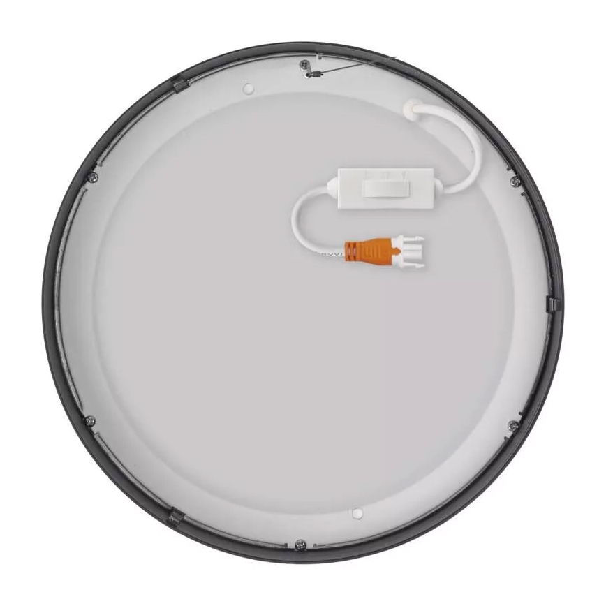 LED Kattovalo NEXXO LED/21W/230V 3000/3500/4000K d. 22,5 cm musta