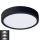 LED Kattovalo LED/24W/230V 3000/4000/6000K musta pyöreä