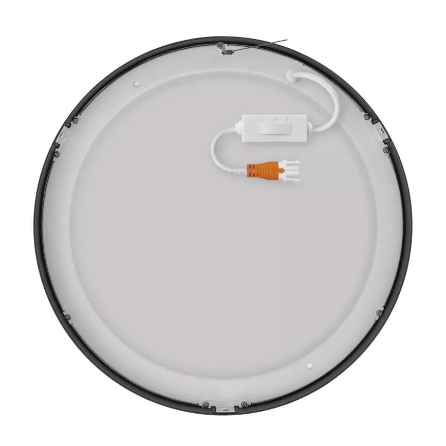 LED Kattovalo NEXXO LED/28,5W/230V 3000/3500/4000K d. 30 cm musta