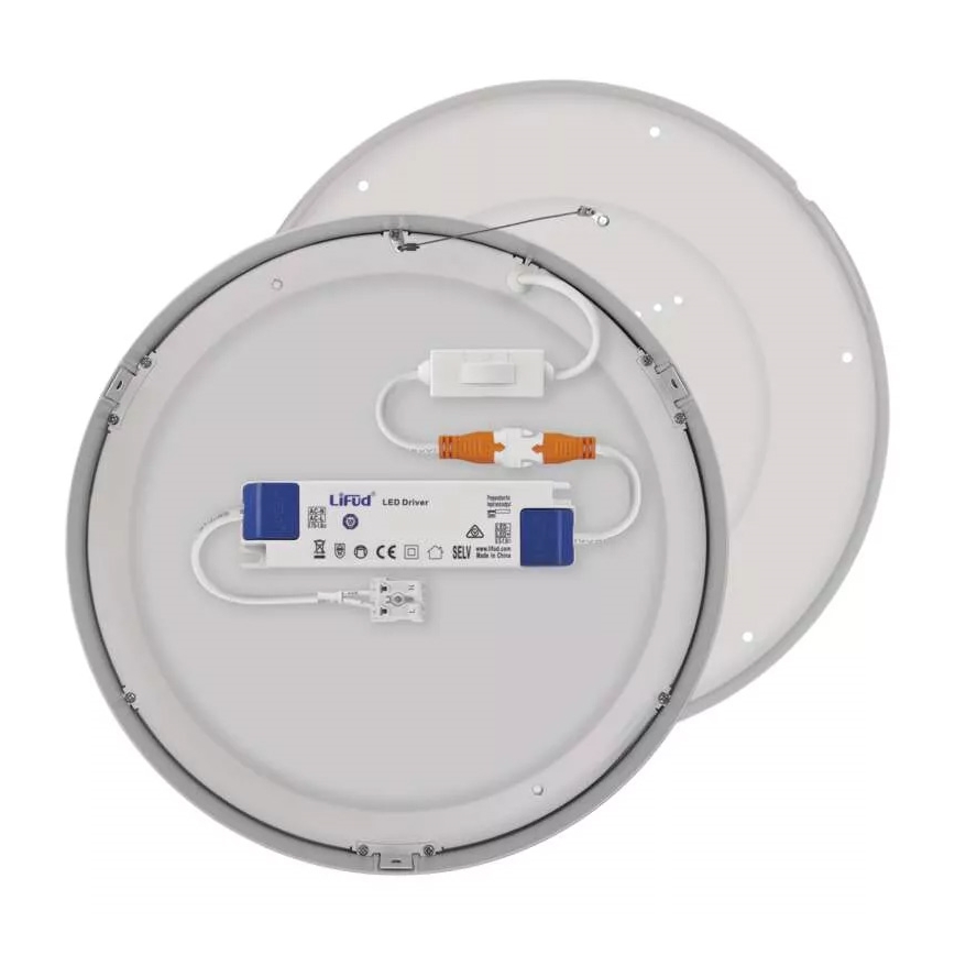 LED Kattovalo NEXXO LED/28,5W/230V 3000/3500/4000K d. 30 cm valkoinen