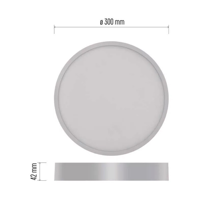 LED Kattovalo NEXXO LED/28,5W/230V 3000/3500/4000K d. 30 cm valkoinen