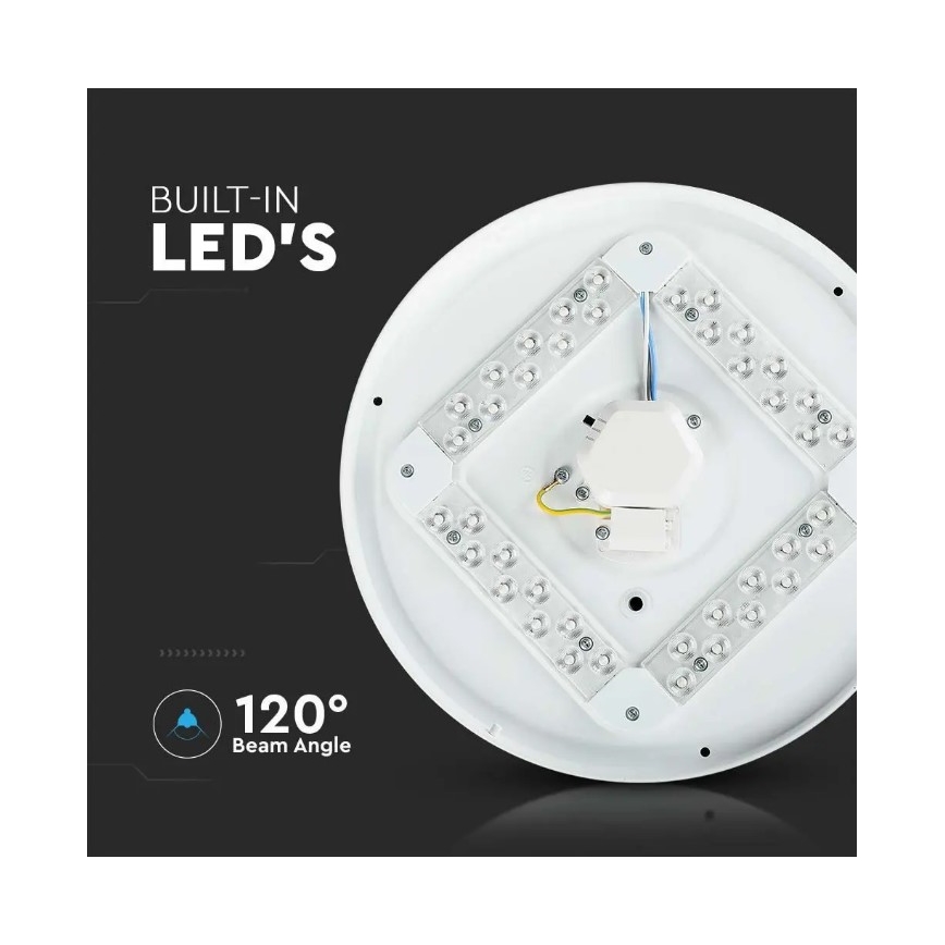 LED Kattovalo LED/36W/230V d. 50 cm 3000/4000/6400K