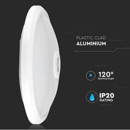 LED Kattovalo liiketunnistimella SAMSUNG CHIP LED/12W/230V 4000K