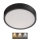 LED Kattovalo NEXXO LED/21W/230V 3000/3500/4000K d. 22,5 cm musta