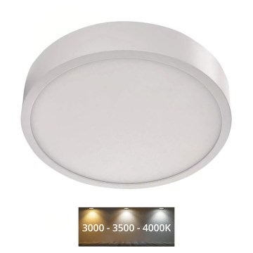 LED Kattovalo NEXXO LED/21W/230V 3000/3500/4000K d. 22,5 cm valkoinen
