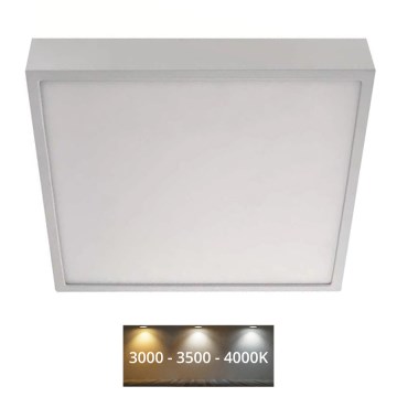 LED Kattovalo NEXXO LED/28,5W/230V 3000/3500/4000K 30x30 cm valkoinen