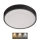 LED Kattovalo NEXXO LED/28,5W/230V 3000/3500/4000K d. 30 cm musta