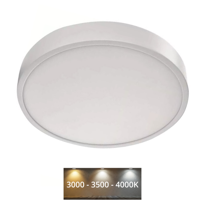 LED Kattovalo NEXXO LED/28,5W/230V 3000/3500/4000K d. 30 cm valkoinen