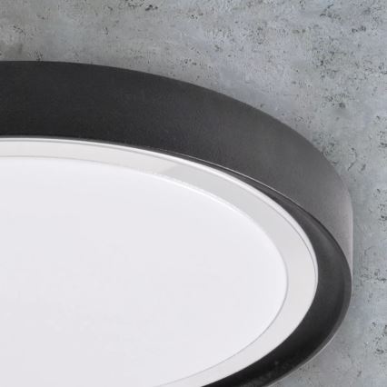 LED-kattovalo PERSE LED/15W/230V musta