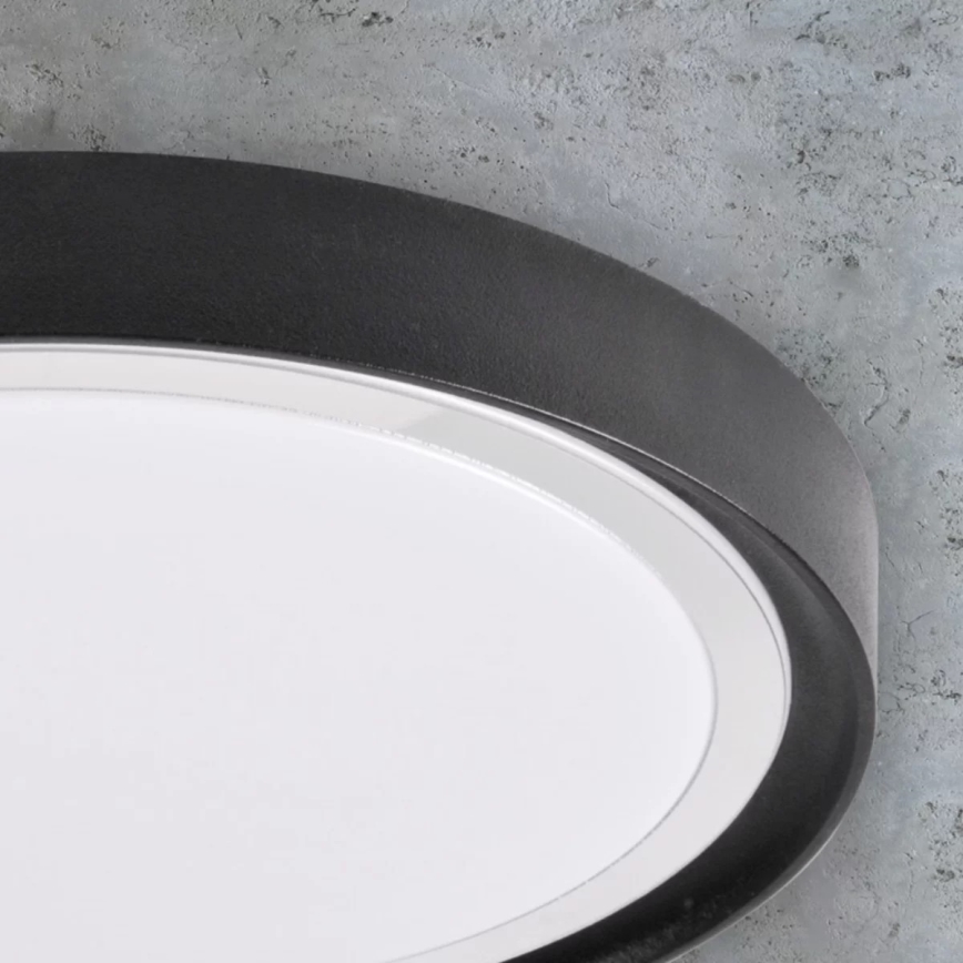 LED-kattovalo PERSE LED/15W/230V musta