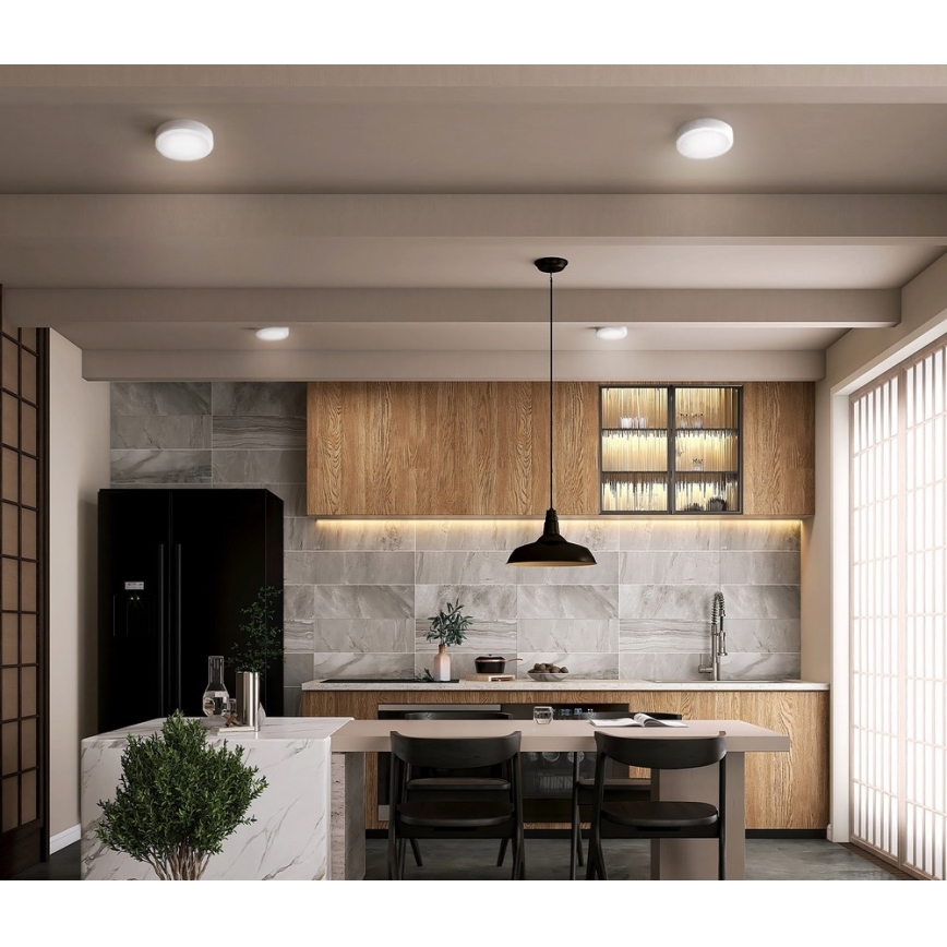 LED Kattovalo SIGARO CIRCLE LED/18W/230V 4000K IP40