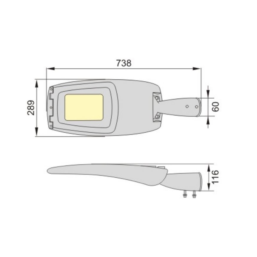 LED Katulamppu ADQUEN PLUS LED/100W/230V IP66