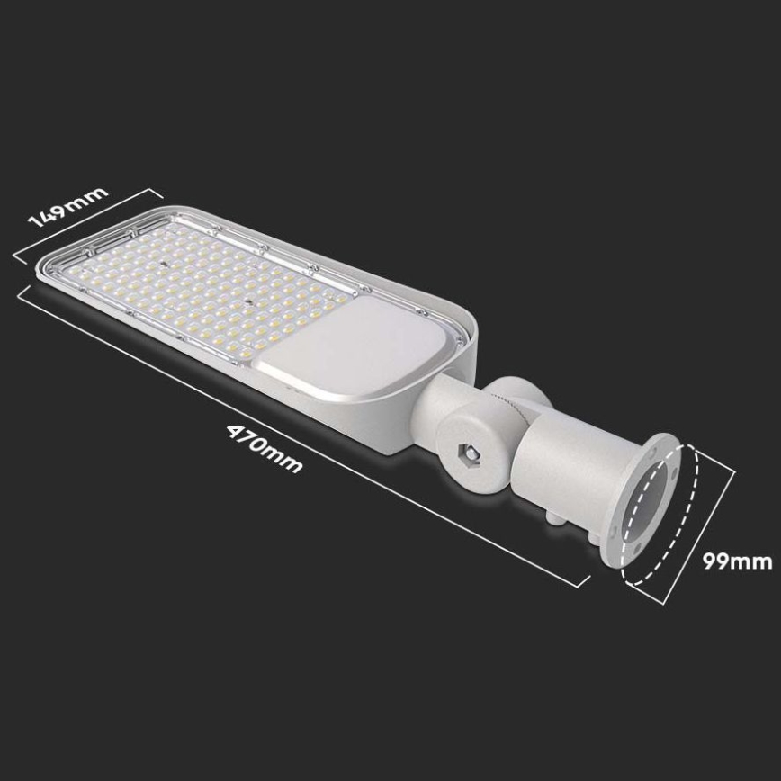 LED-katuvalaisin anturilla SAMSUNG CHIP LED/50W/230V 6500K IP65
