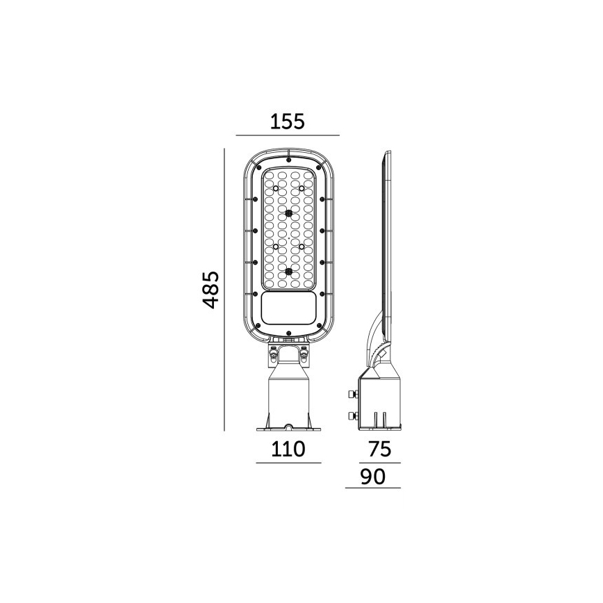 LED-katuvalaisin BRELUXO LED/100W/230V 4000K IP65