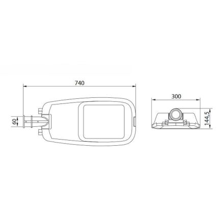LED-katuvalo ACRON PLUS 200 LED/100W/230V IP66