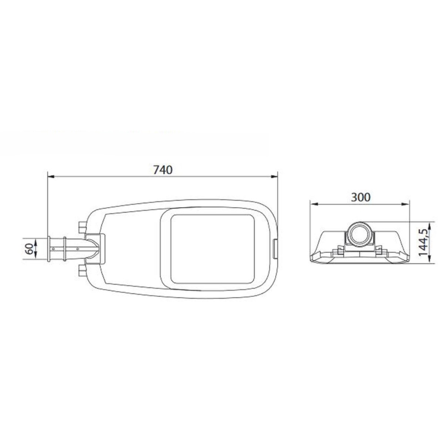LED-katuvalo ACRON PLUS 200 LED/100W/230V IP66