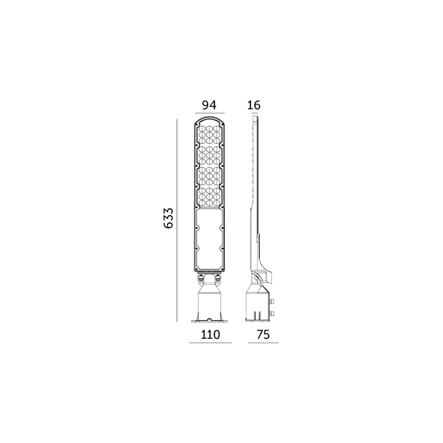 LED-katuvalo hämäräanturilla CYOTO LED/100W/230V IP65 4000K