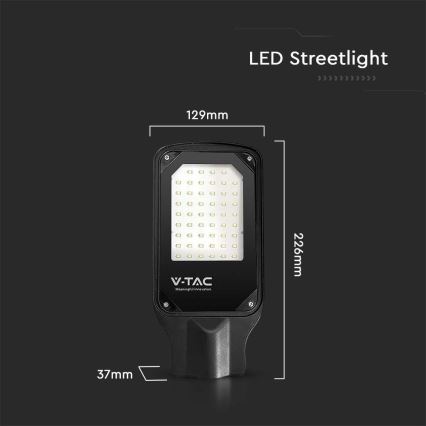 LED-katuvalo LED/30W/230V 4000K IP65