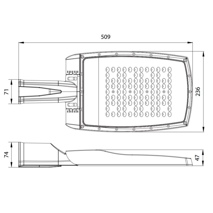 LED-katuvalo NOVUM PLUS LED/120W/230V IP65