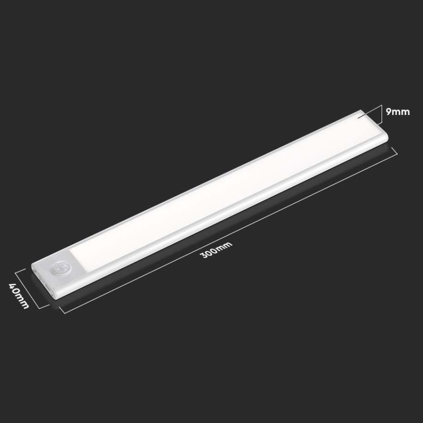 LED Keittiökaapinalusvalo anturilla LED/1,5W/5V 3000K
